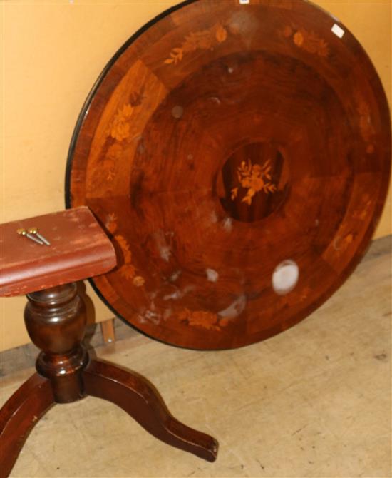 Inlaid breakfast table